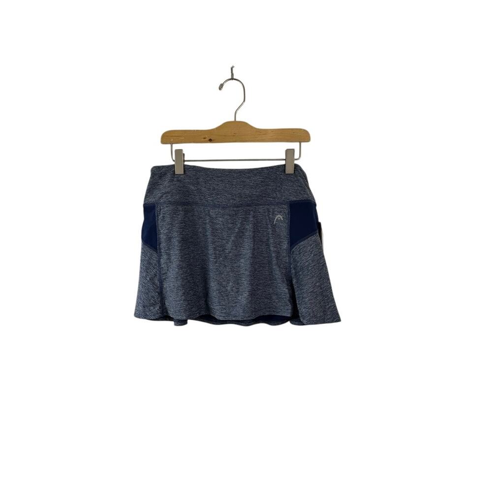 Head Dri-Motion Medieval Blue Heather Slim Skort Women's Medium New
